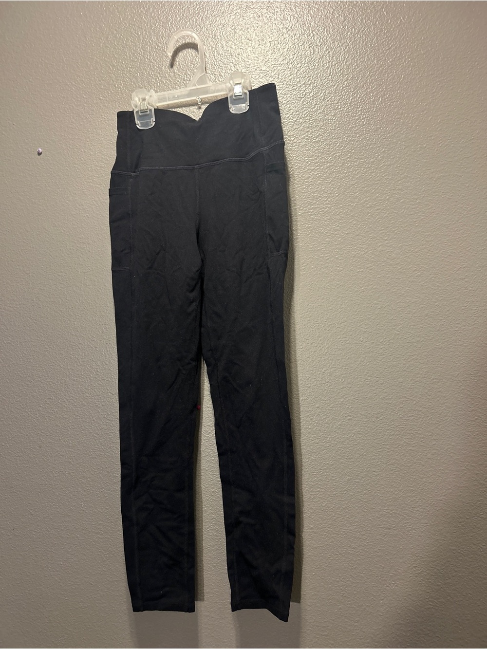 Skechers GO WALK High Waisted Leggings Womens Small S Black Active Side Pockets